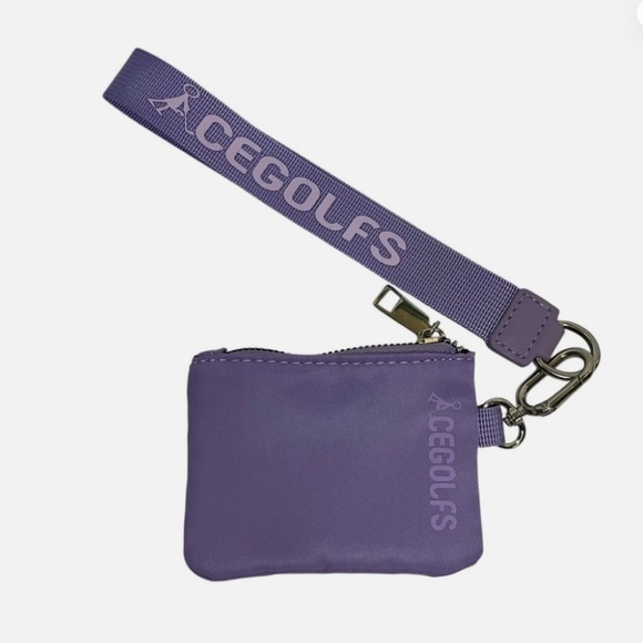 NWT Acegolfs More Than Basic Ruffle Golf Jacket, M and purple wristlet - Picture 4 of 5